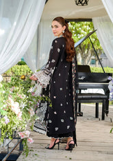 3-PC Unstitched Embordered Luxury Lawn By Elaf | ELH-6A SERENA